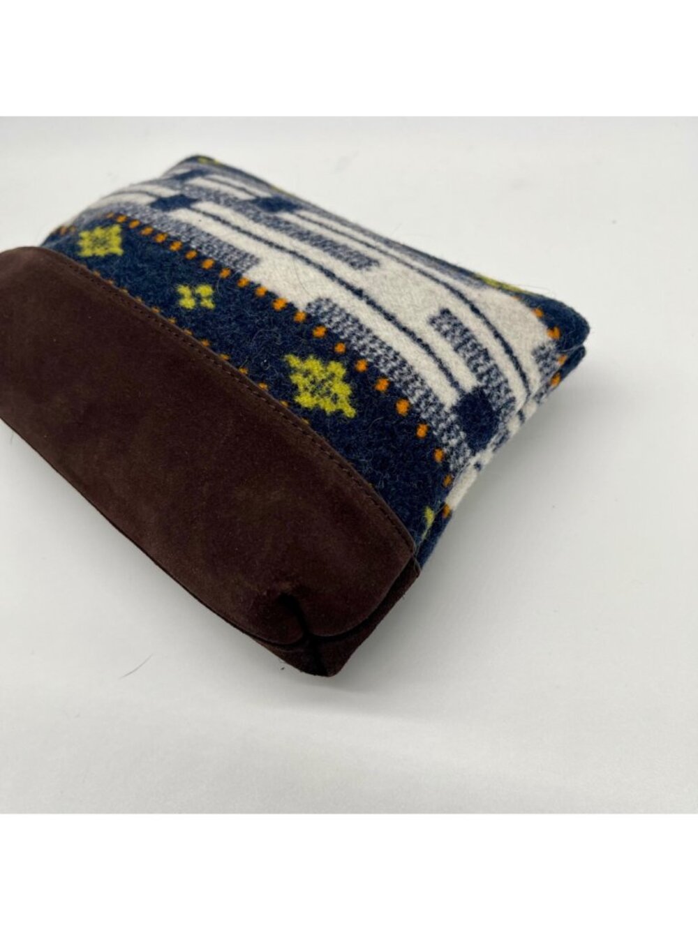 Pendleton Brown Wool And leather Clutch - Picture 8 of 11